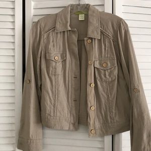 Sigrid Olsen linen/cotton jacket
